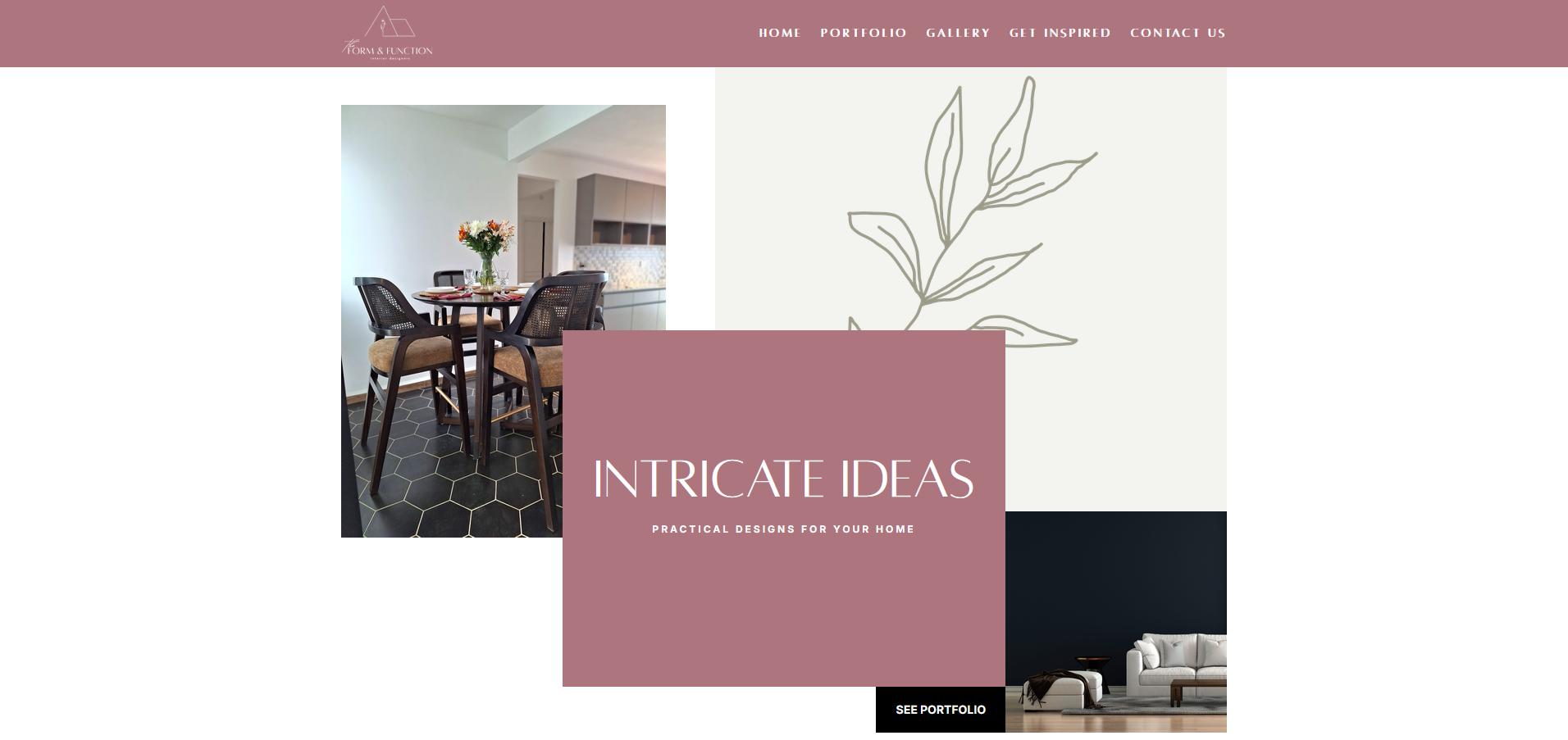 Form & Function Portfolio Website Design photo 3